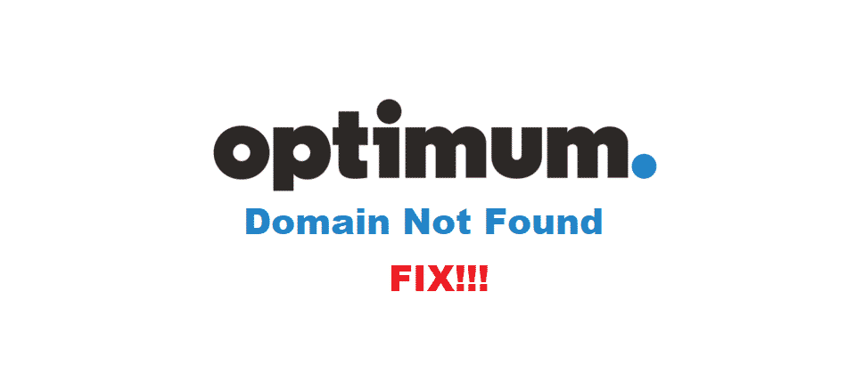 domain not found optimum