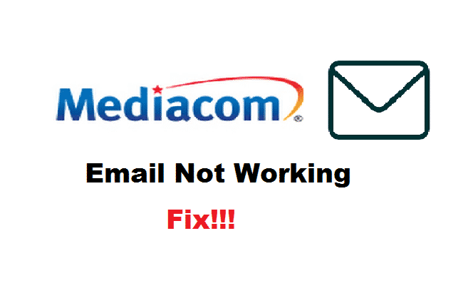 mediacom email not working