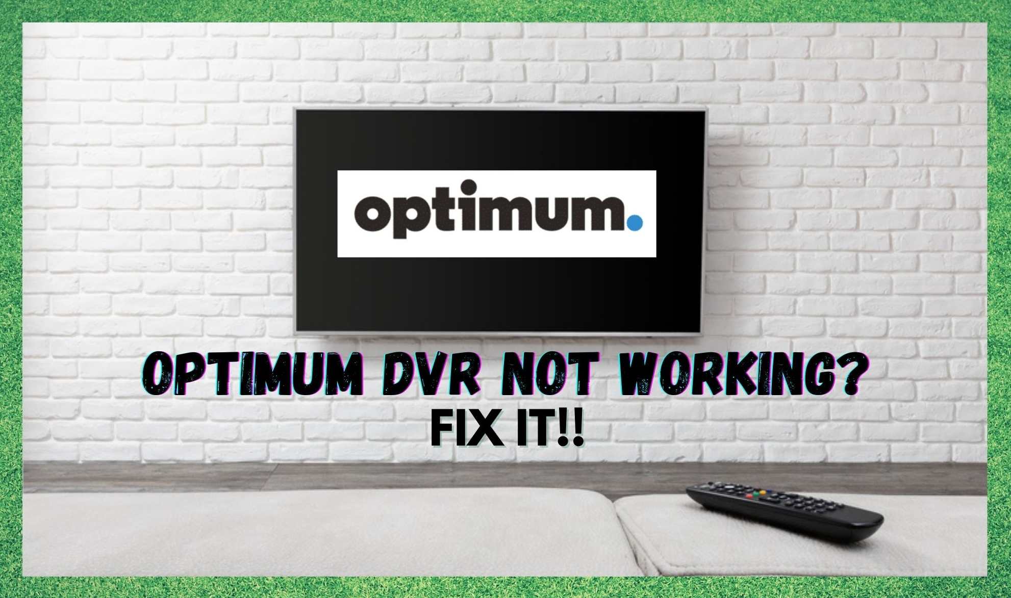 optimum dvr not working