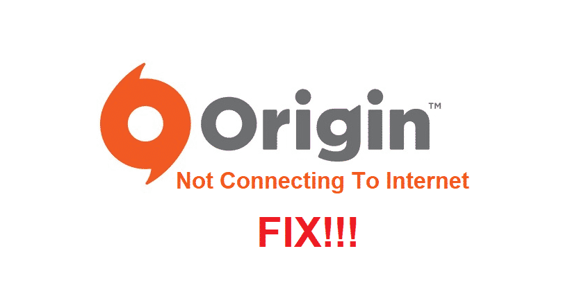 origin not connecting to internet