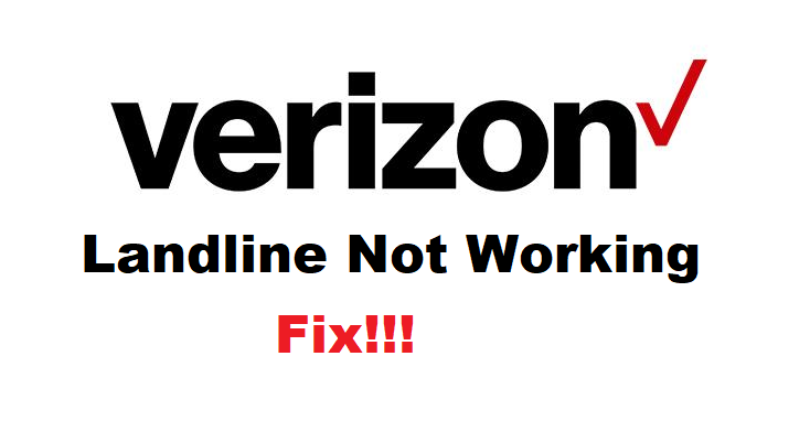 verizon landline not working