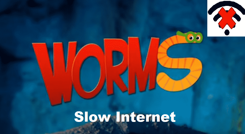 Worms slow internet