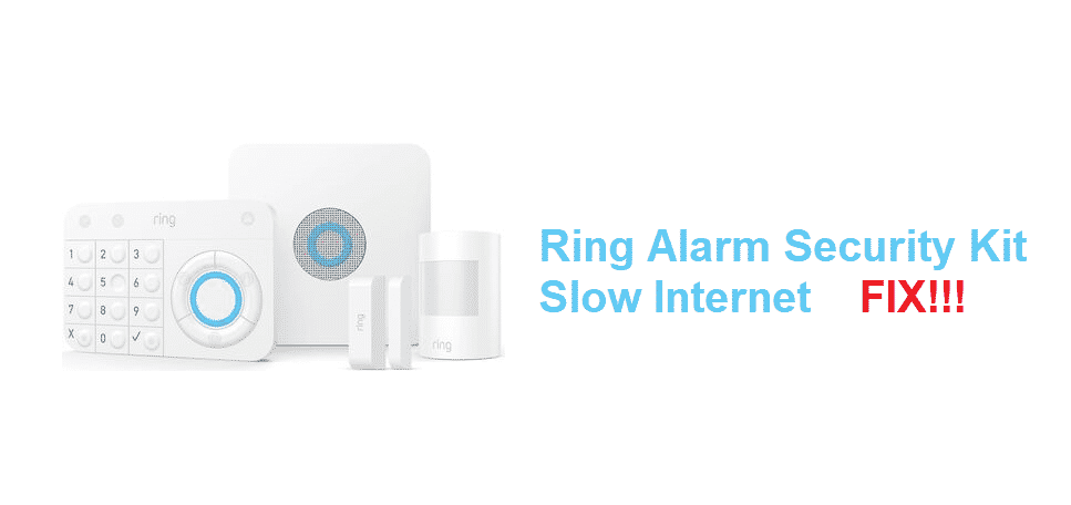 ring alarm security kit slow internet
