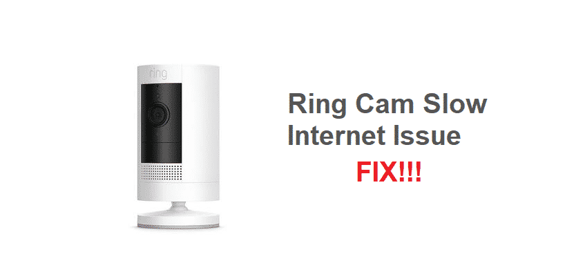 ring cam slow internet