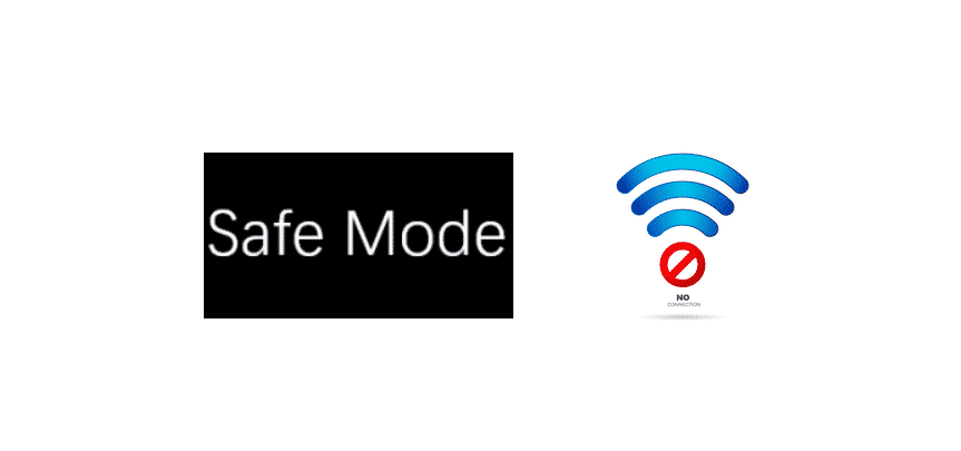 safe mode with networking no internet