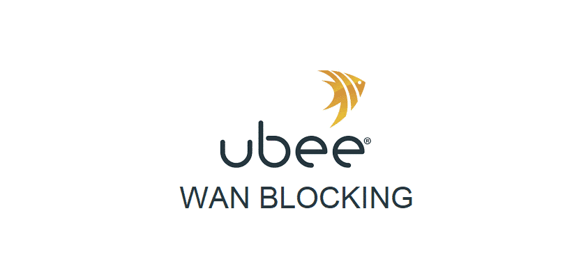 wan blocking ubee