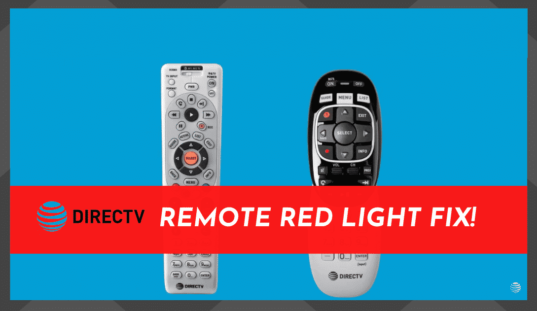 DirecTV Remote Red Light