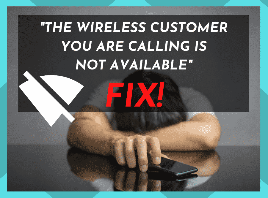 wireless customer not available voicemail