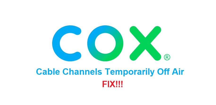 cox cable channels temporarily off air