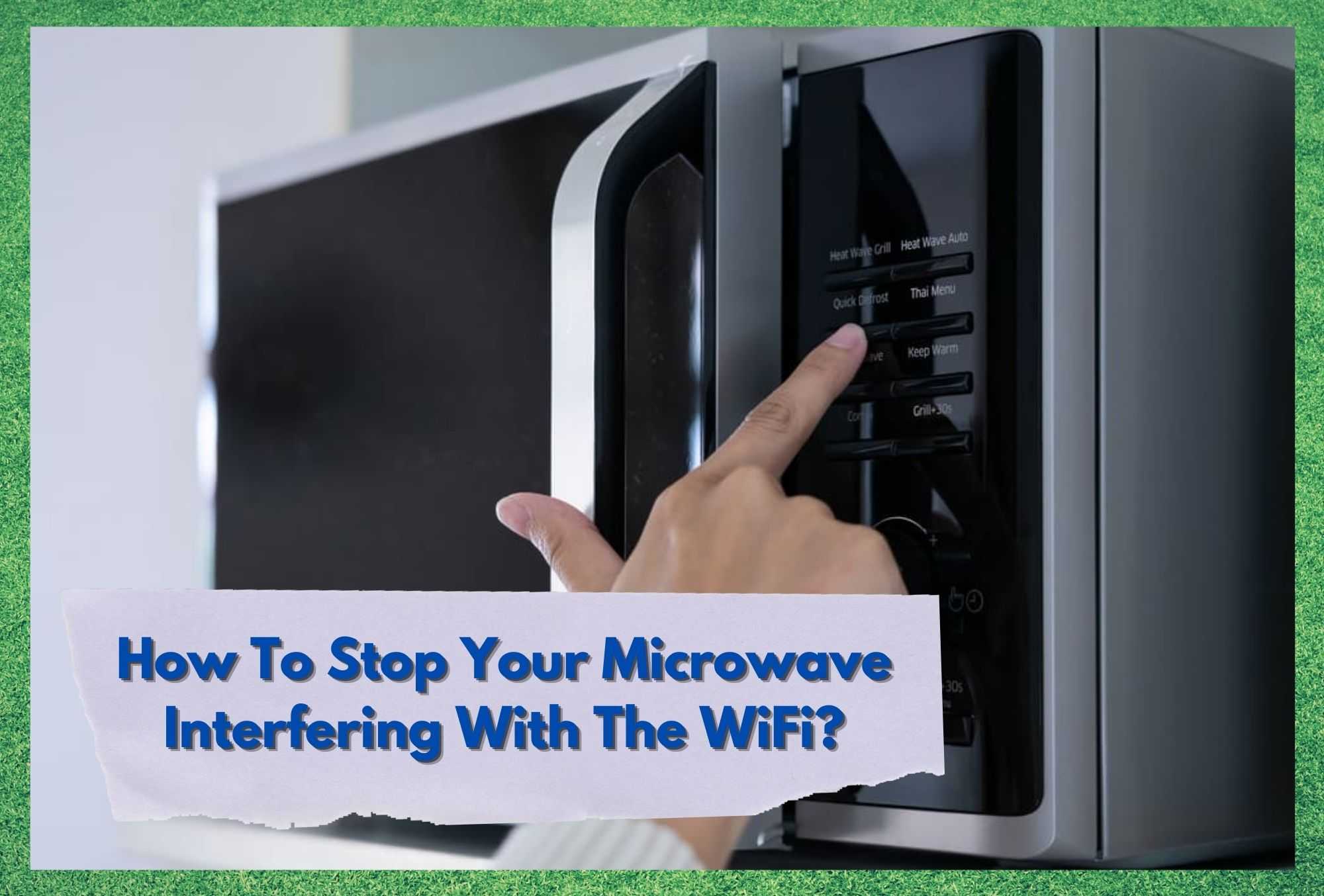 how to fix microwave interference with wifi