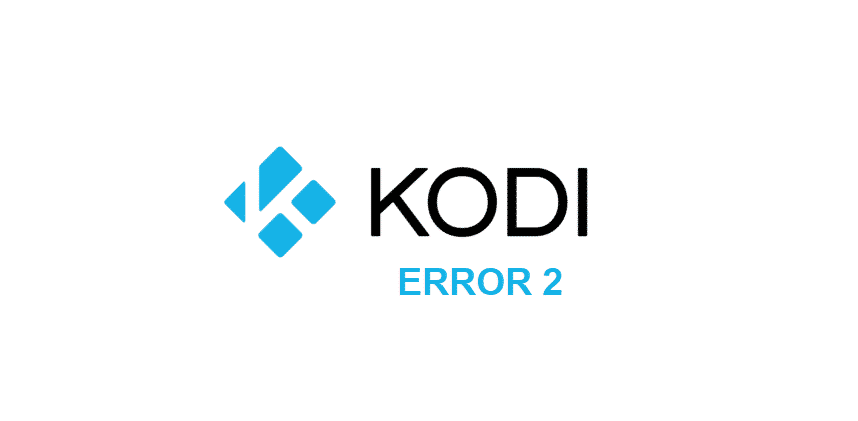 kodi error 2 share not available
