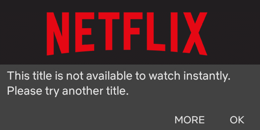 Netflix This Title Is Not Available To Watch Instantly 6 Fixes