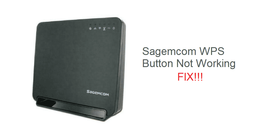 sagemcom wps button not working