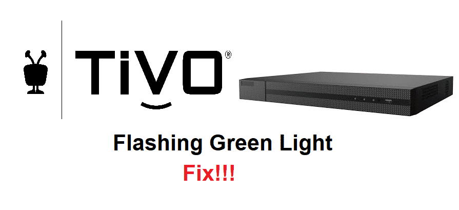 tivo flashing green light