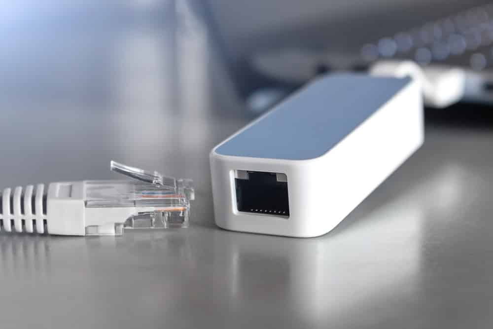 use a usb to ethernet adapter