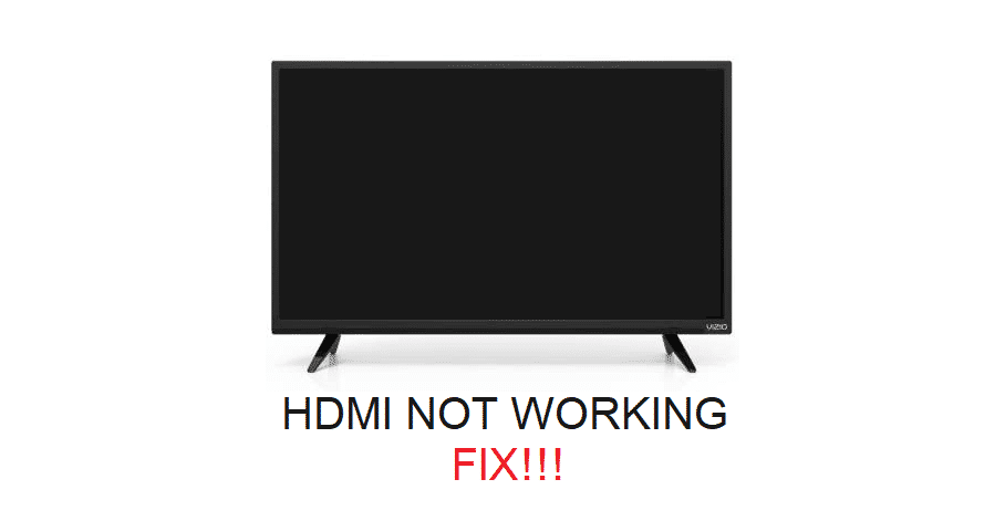 vizio hdmi not working