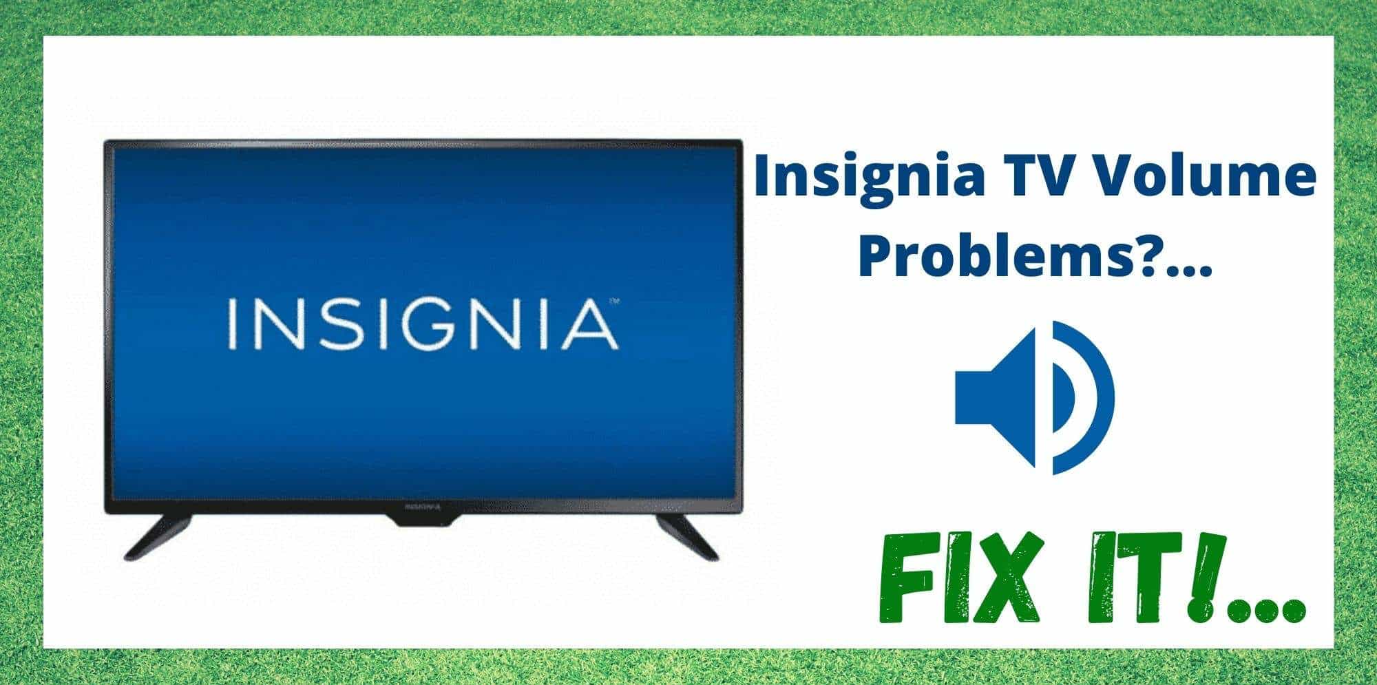 Insignia TV Volume Problems