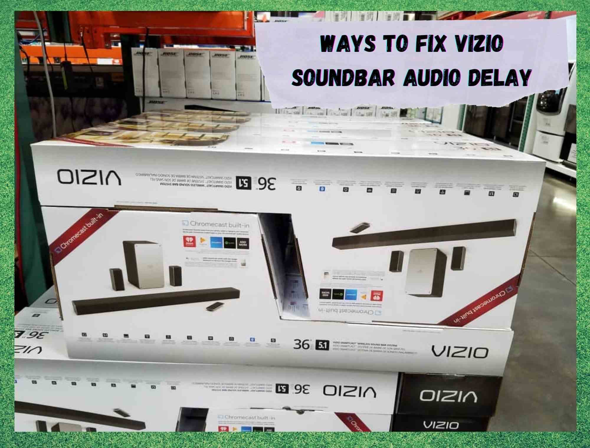 soundbar delay