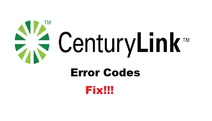 centurylink error code
