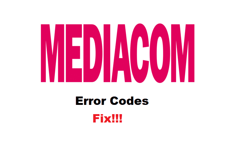 mediacom error code