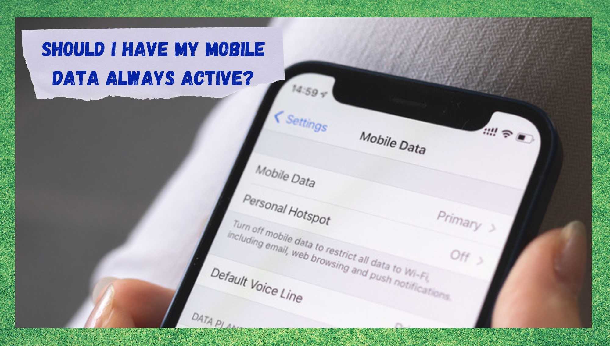 mobile data always active