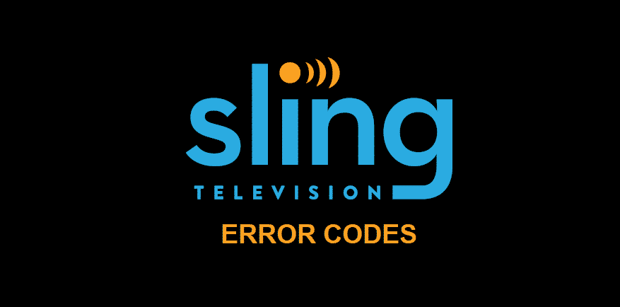 sling tv error codes