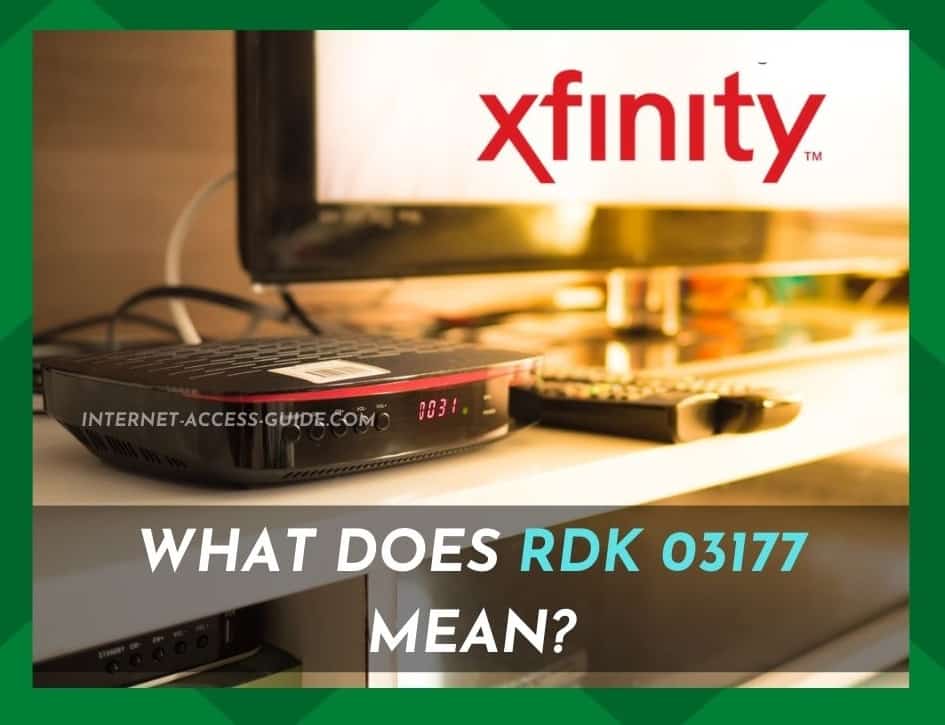 Xfinity What Does RDK 03117 Mean