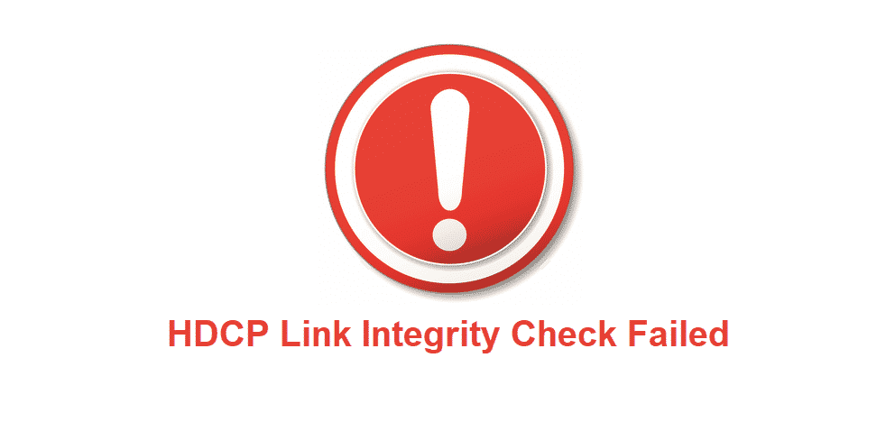 hdcp link integrity check failed