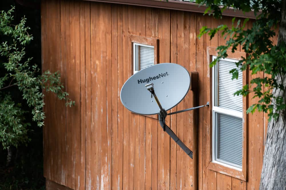 how to install hughesnet satellite dish