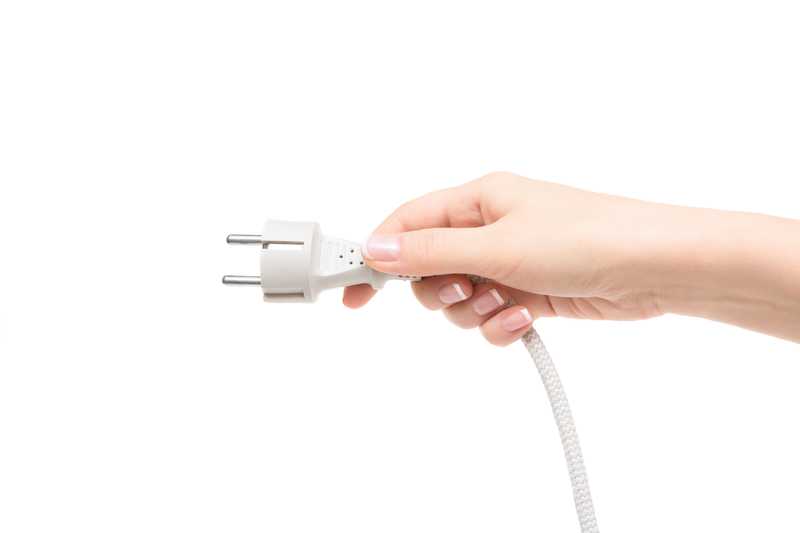 unplug the power cord