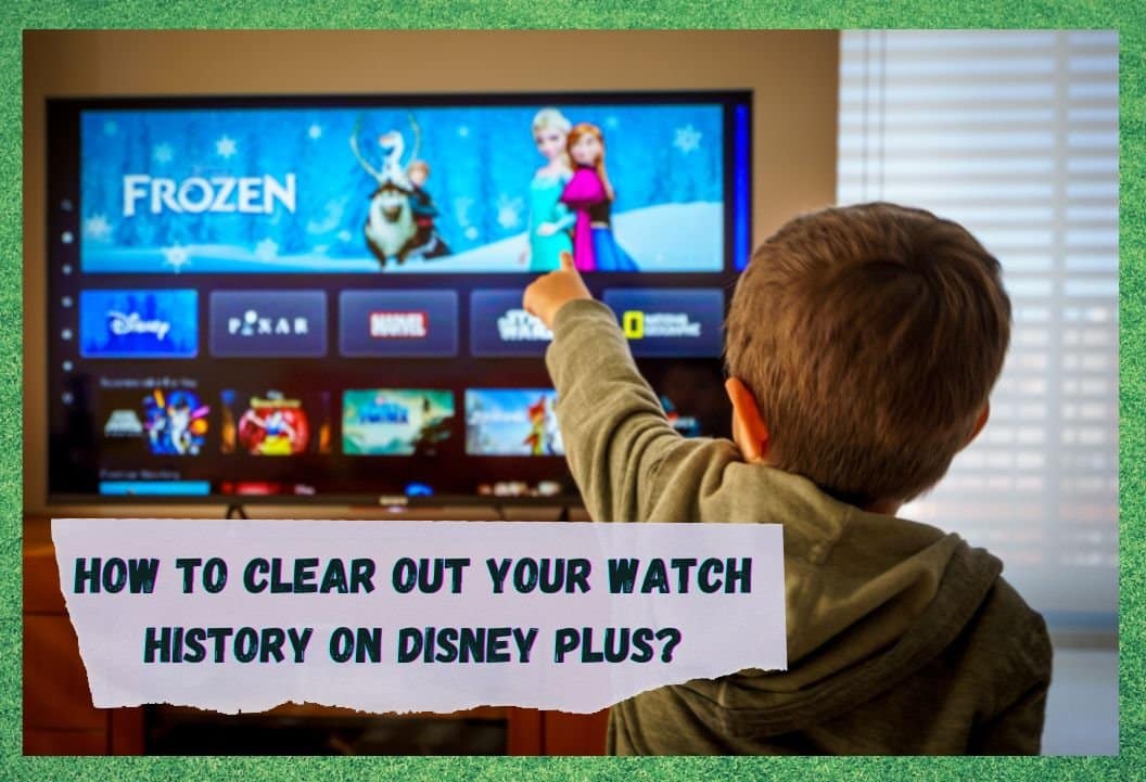 how to clear watch history on disney plus