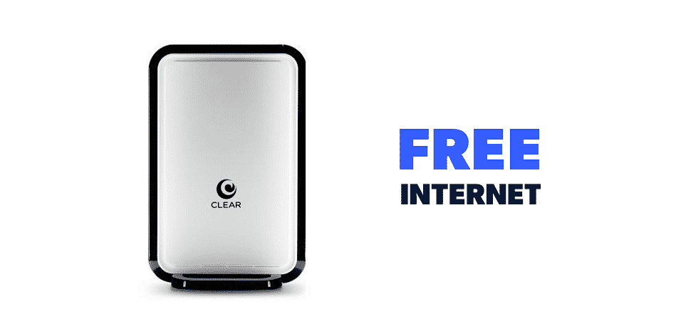 how to get free internet with clear modem