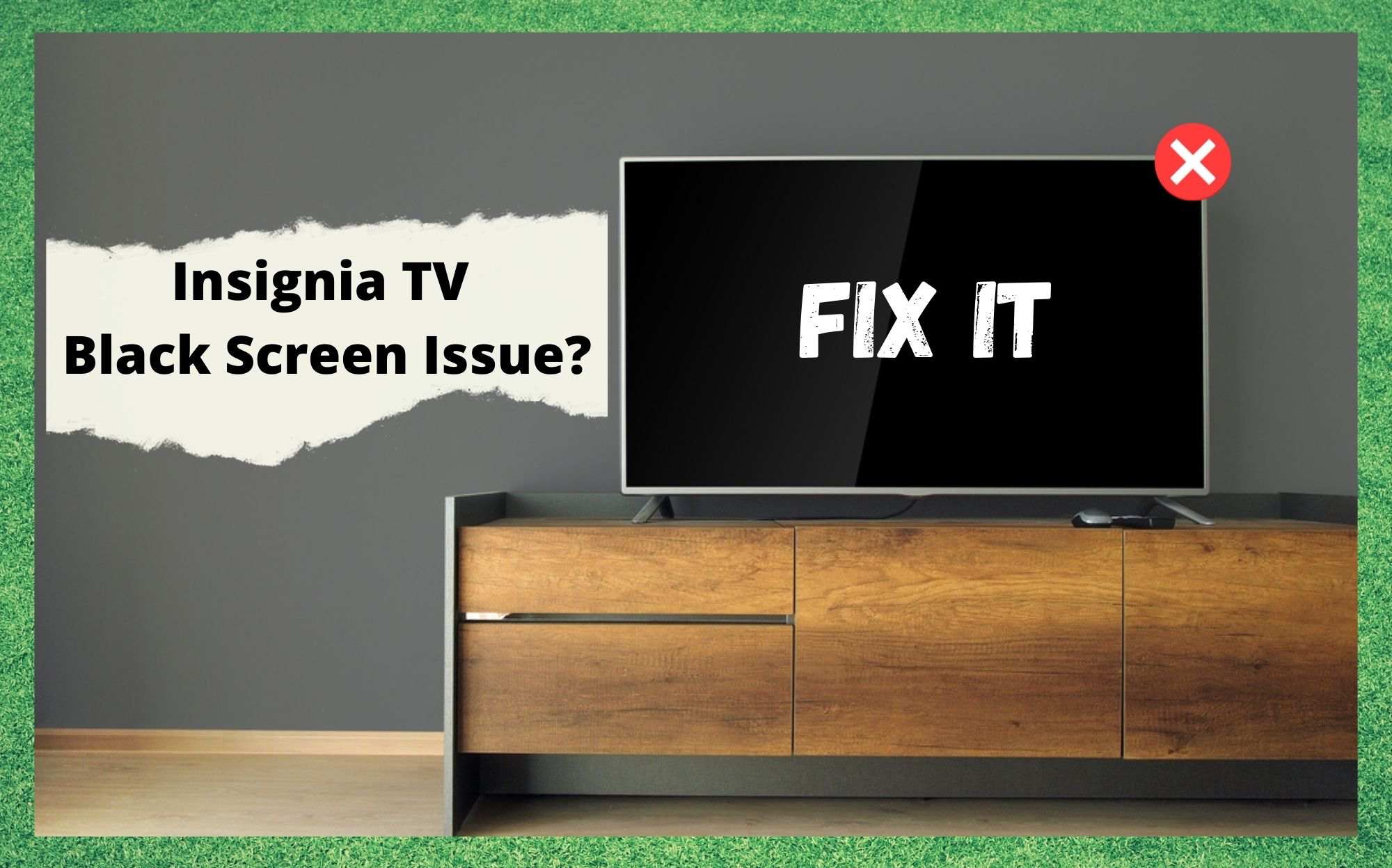 insignia tv won't turn on