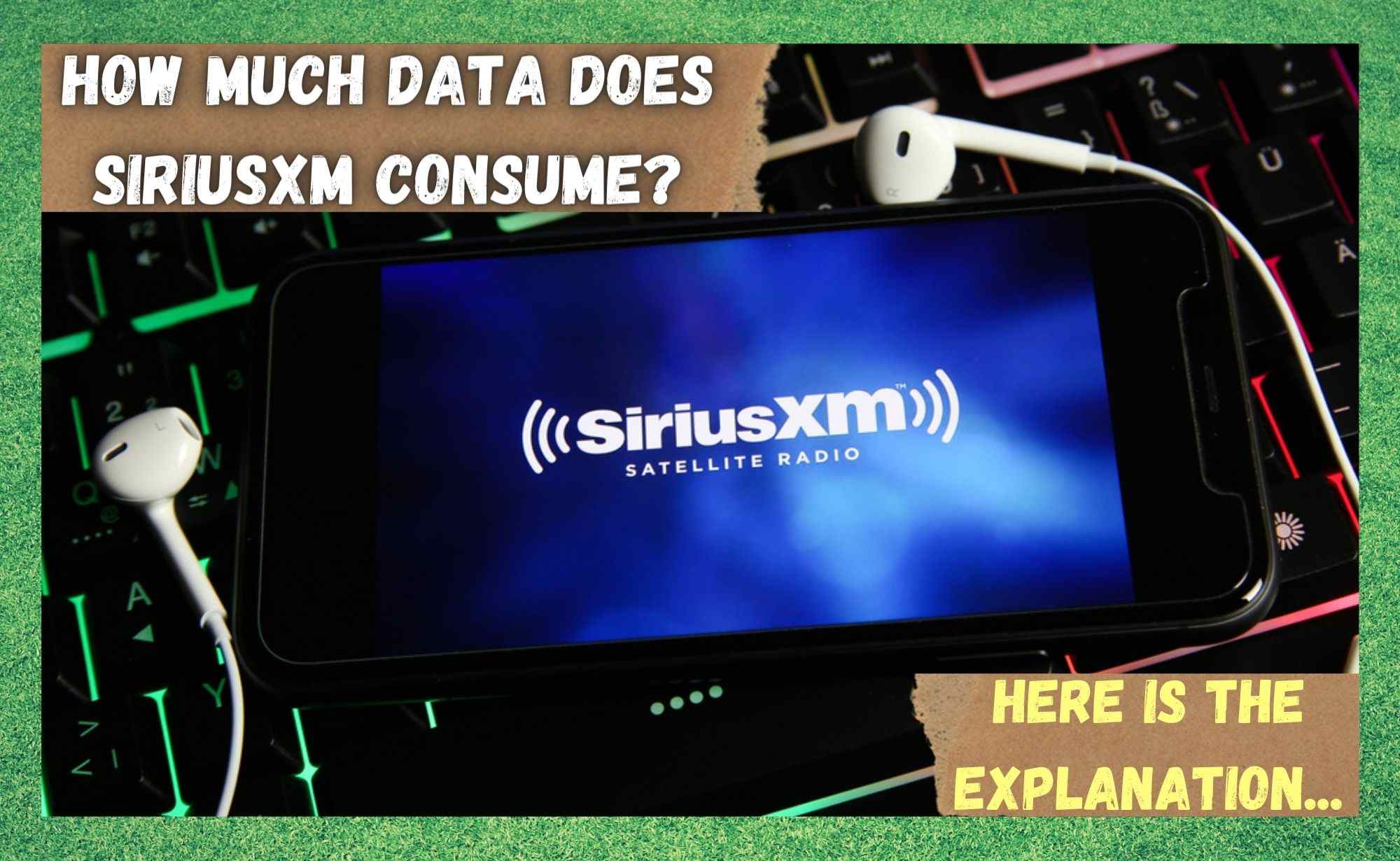 How Much data does SiriusXM consume