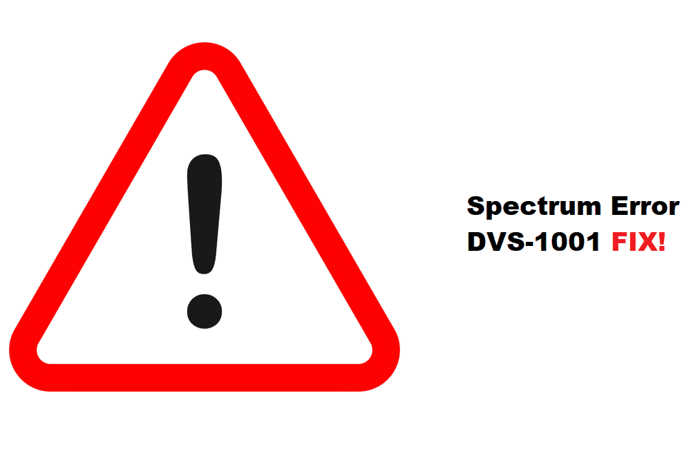 spectrum error dvs-1001