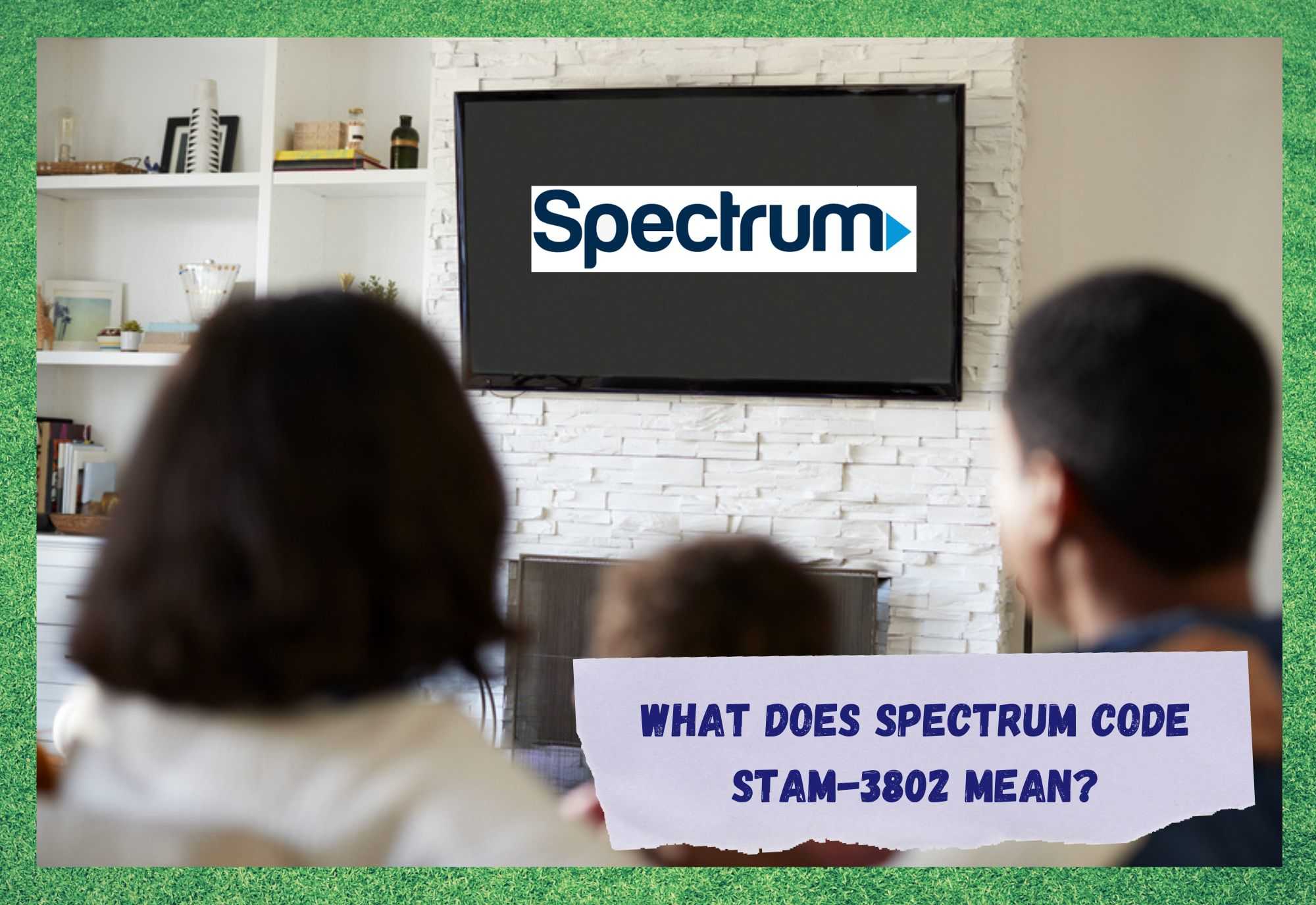 what does spectrum code stam-3802 mean