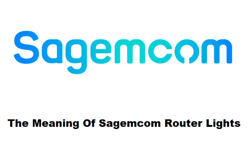 sagemcom router lights meaning