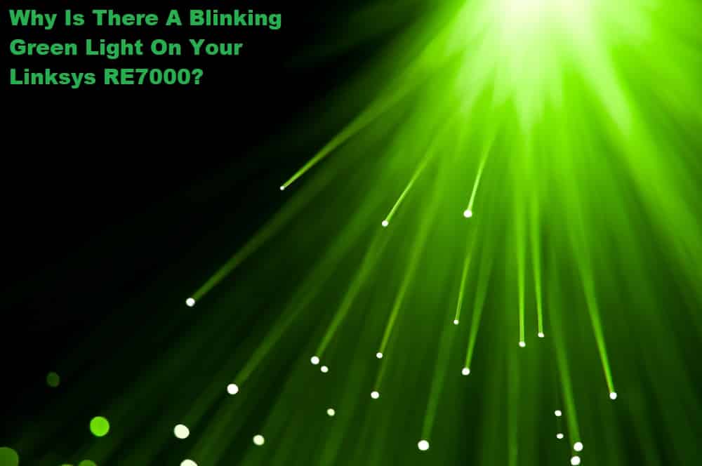 linksys re7000 blinking green
