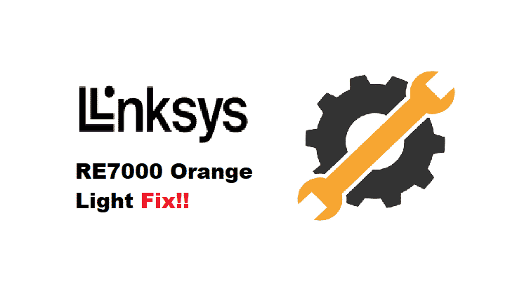 linksys re7000 blinking orange