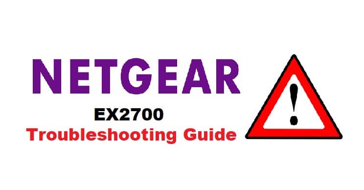 netgear ex2700 troubleshooting
