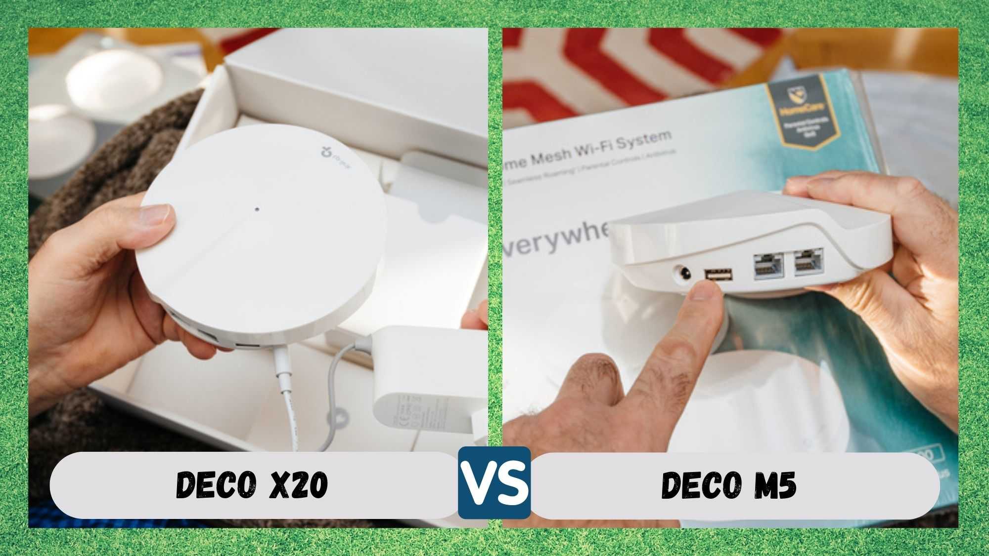 tp link deco x20 vs m5