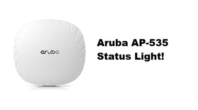 aruba ap-535 status lights