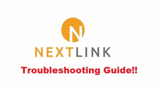 nextlink troubleshooting