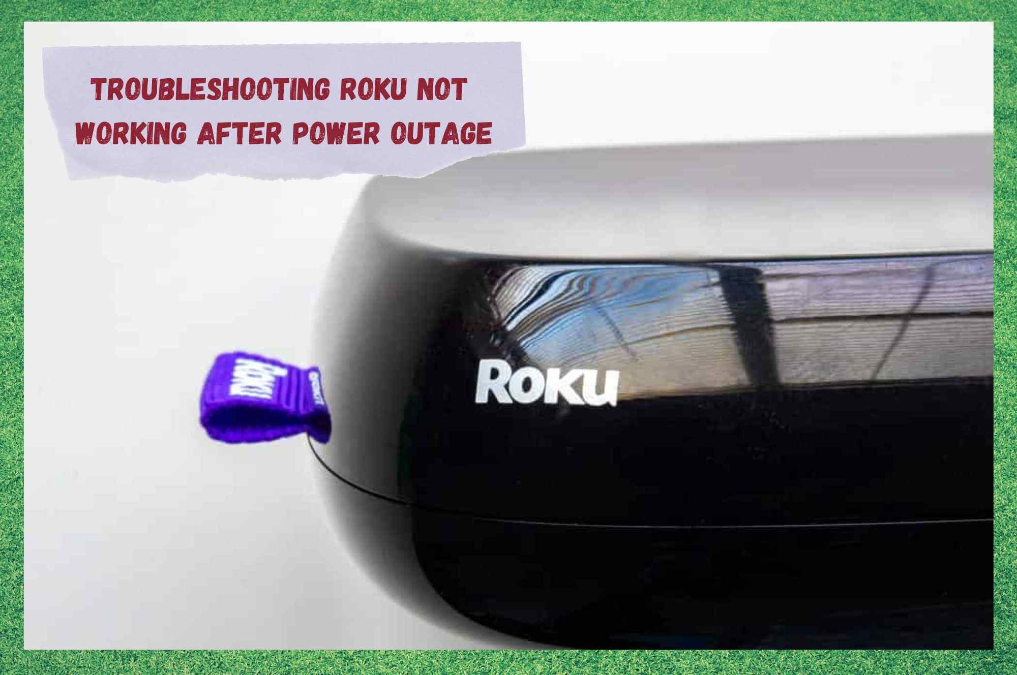 roku not working after power outage