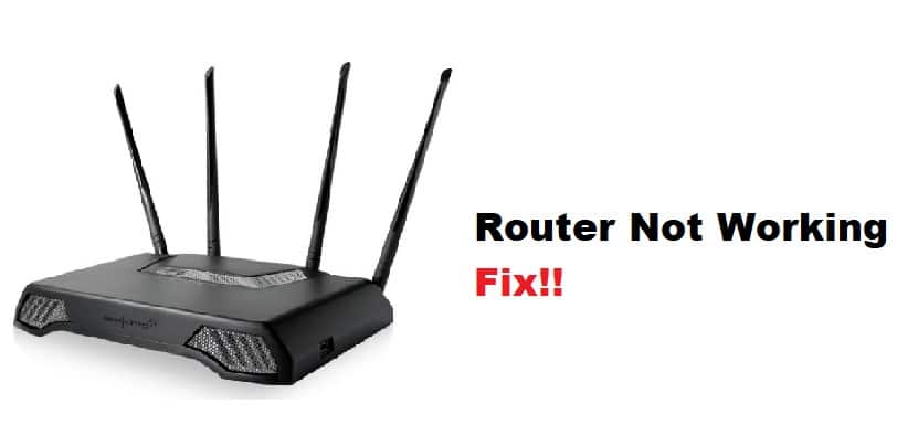amped wireless router not working