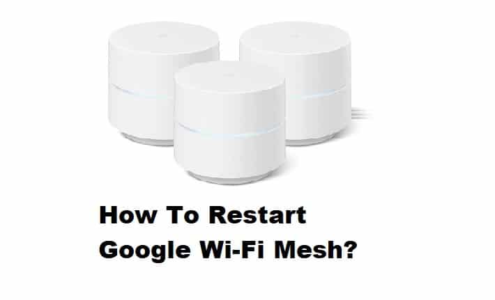 how to restart google wifi mesh