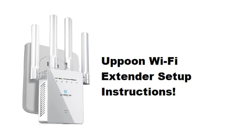 uppoon wifi extender setup instructions