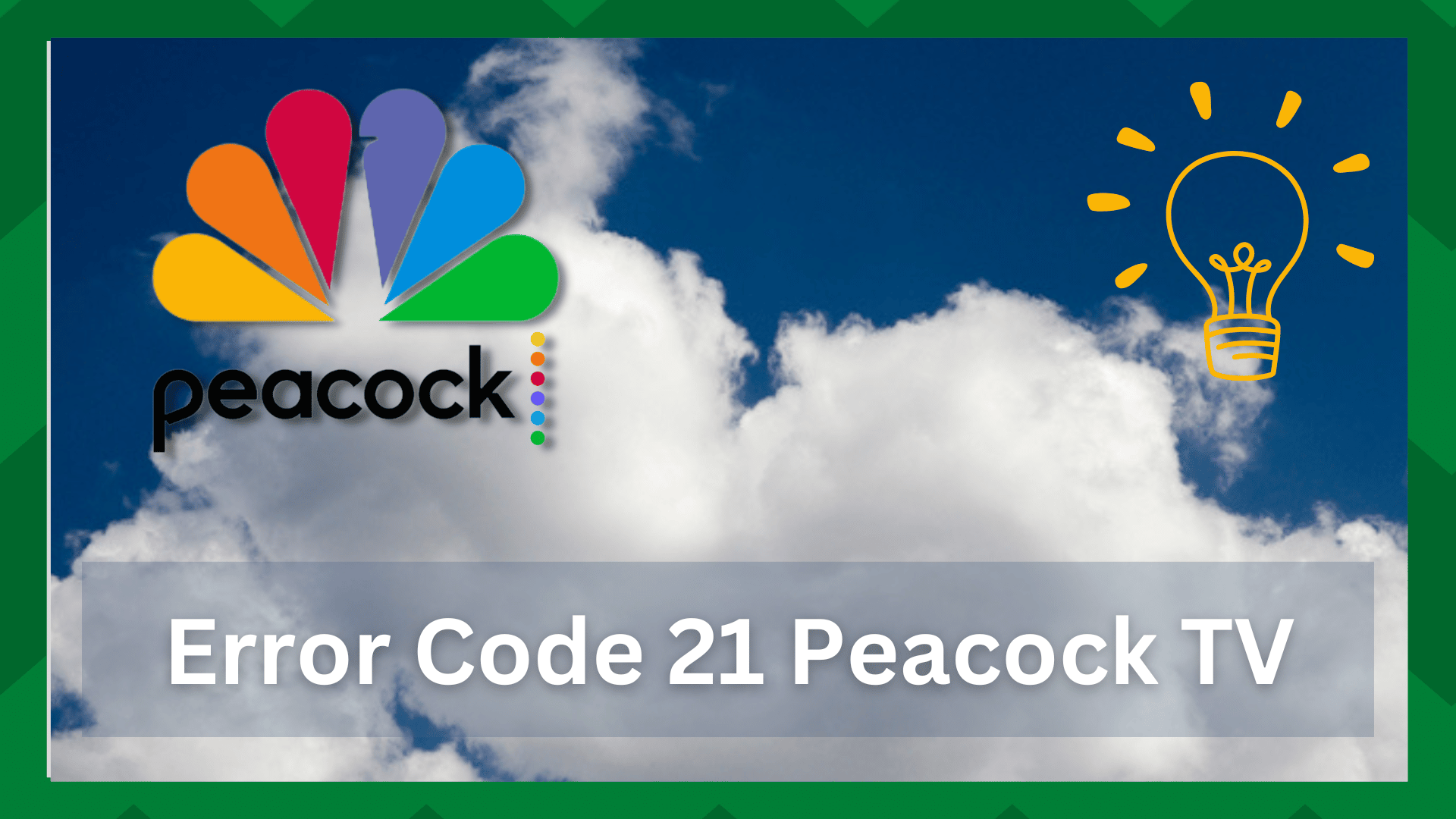 error code 21 peacock tv
