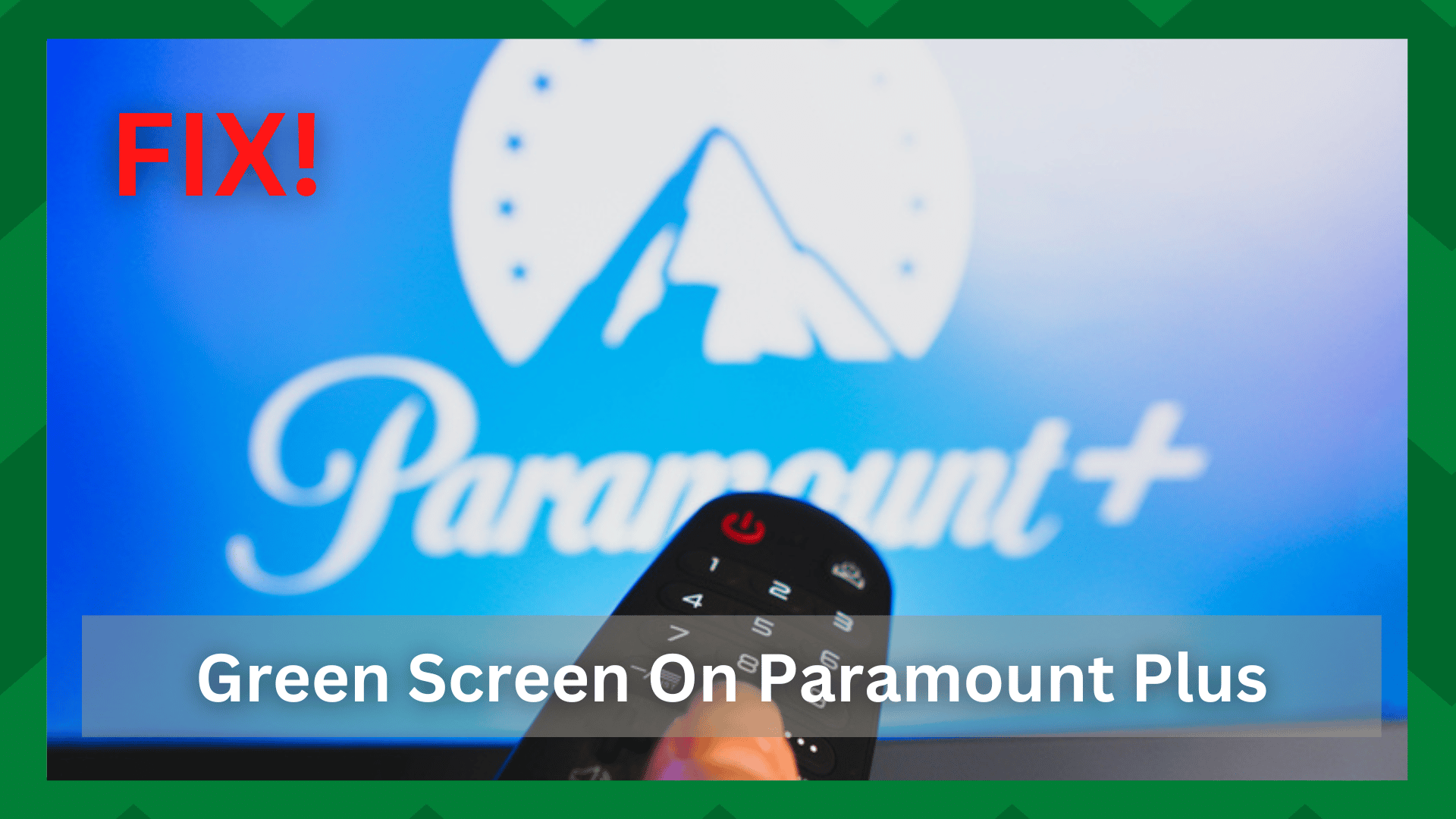 paramount plus green screen