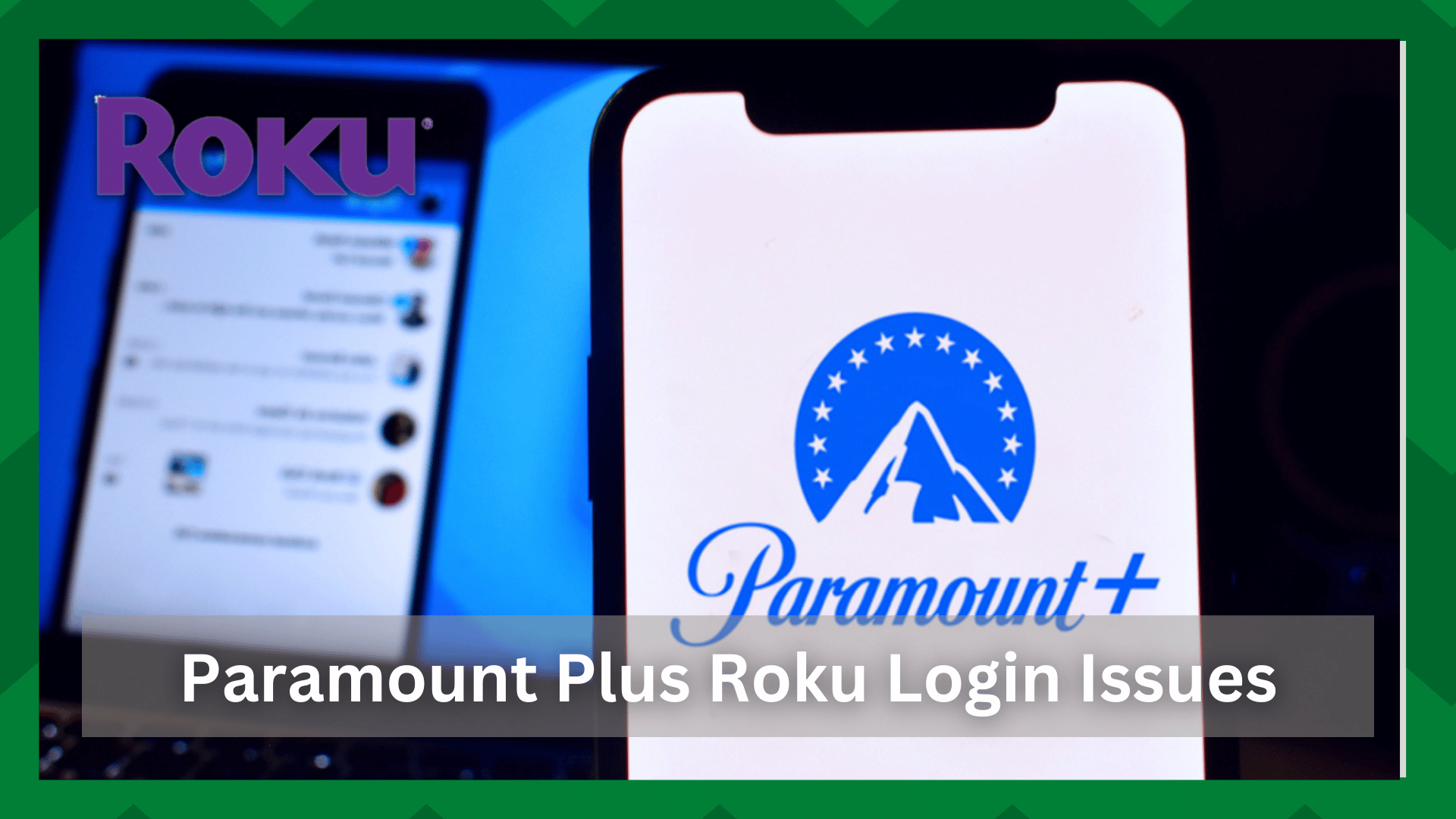 paramount plus roku login issues